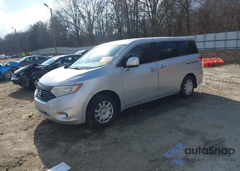 2014 Nissan Quest S from USA, damaged, VIN JN8AE2KP3E9107577